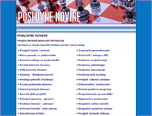 Tablet Screenshot of poslovnenovine.com